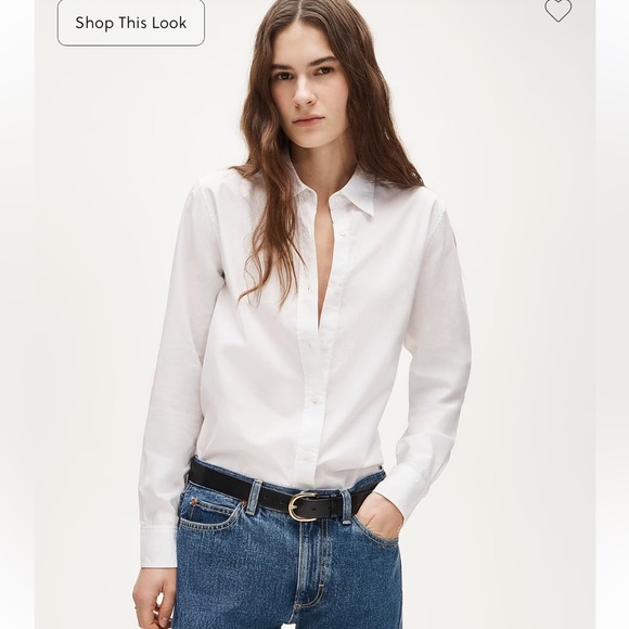 J. Crew Tops - J. Crew Jules Classic Fit Shirt in Cotton Poplin